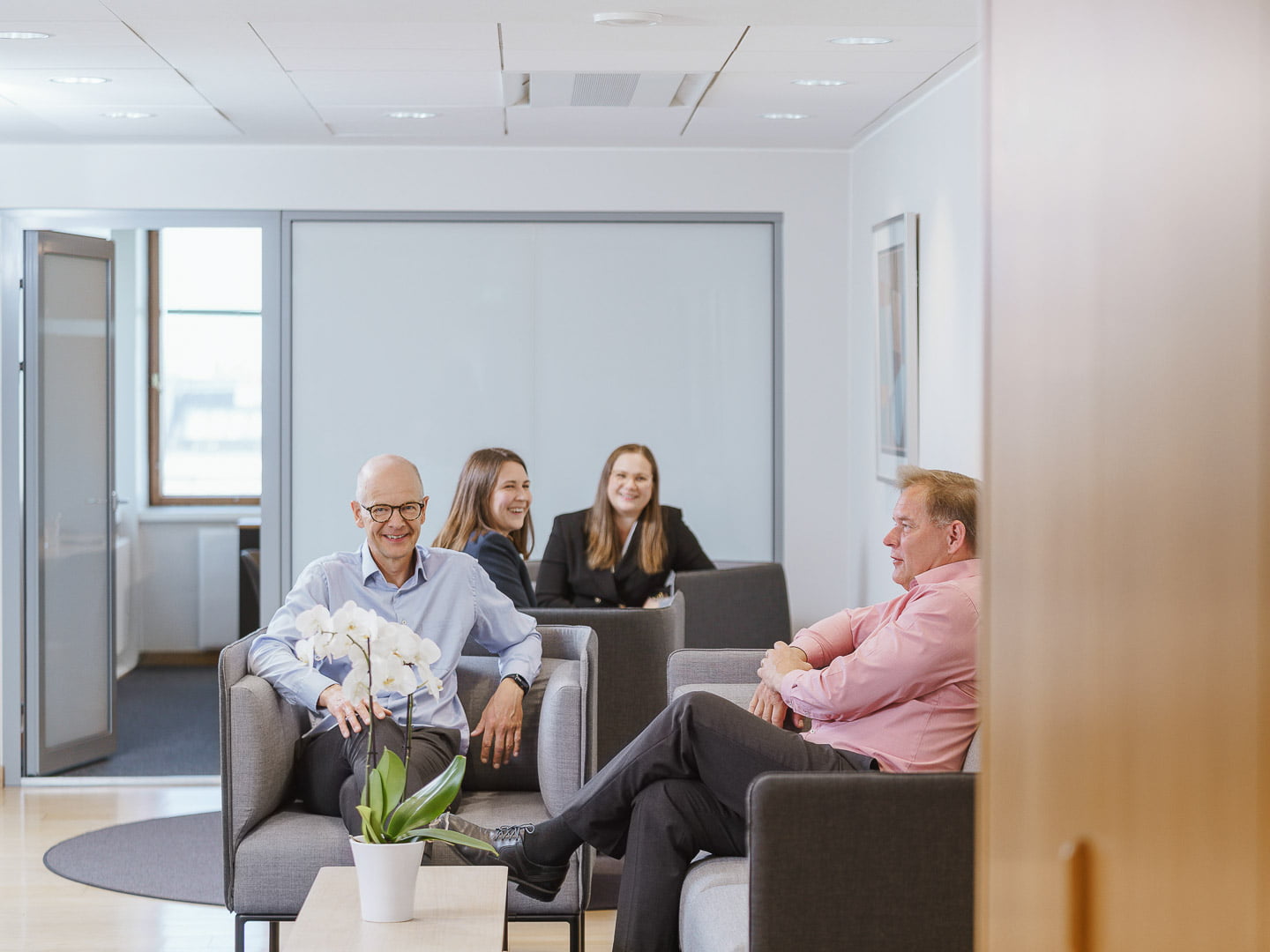 Our lawyers in a meeting